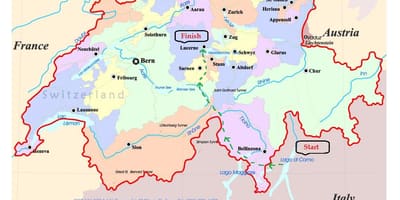 શેરી નકશો રજકો સ્વિટ્ઝર્લૅન્ડ